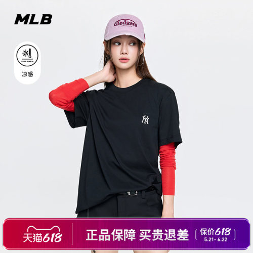 MLB短袖男女同款圆领26新款T恤