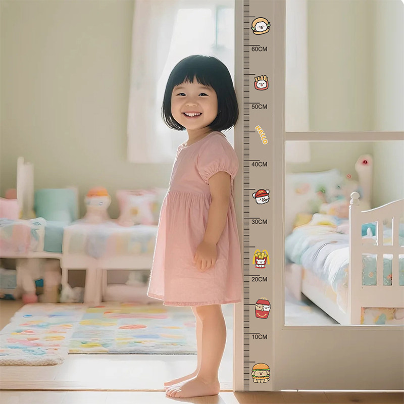 可爱儿童测量身高尺高精准测量仪宝宝不留胶不伤墙学生测量身高贴,家居饰品,身高贴,淘宝优惠券,粉丝福利购,淘宝优惠卷