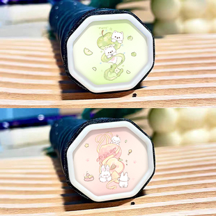 卡通可爱羽毛球拍底盖改装贴纸配件后盖手把塑胶硬度装饰diy贴纸