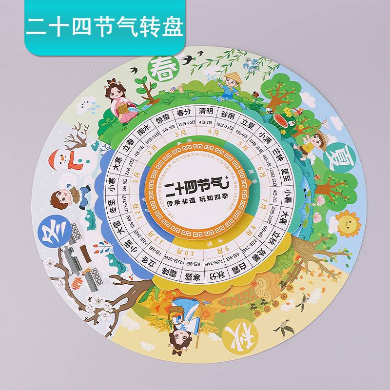24二十四节气转盘手工DIY制作