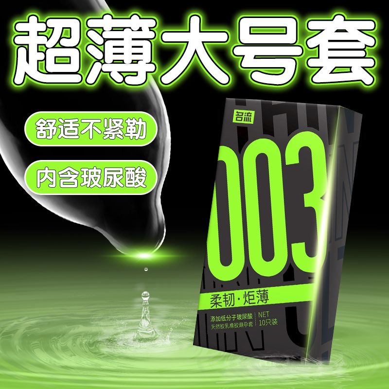 名流超薄大号65避孕套男士专用加特大60尺寸58mm安全套正品官方 计生用品 避孕套 原图主图