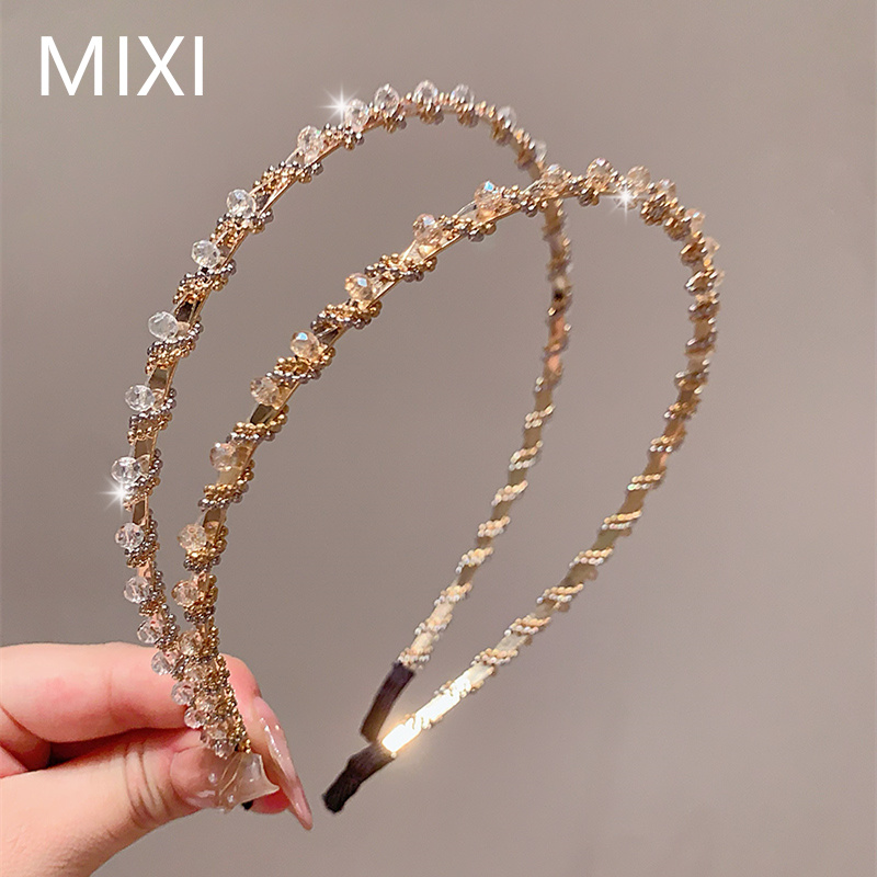 气质简约水钻水晶发箍简约