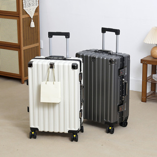 捷弗森保罗20寸铝框拉杆箱万向轮ABS+PC密码旅行箱男女通用