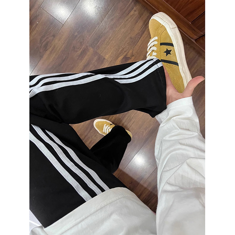 特大码300斤cleanfit条纹裤子