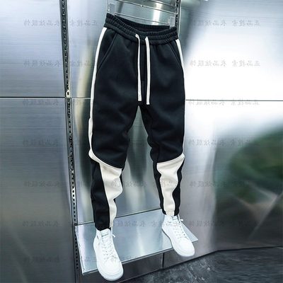 特大码300斤男士束脚裤秋冬季