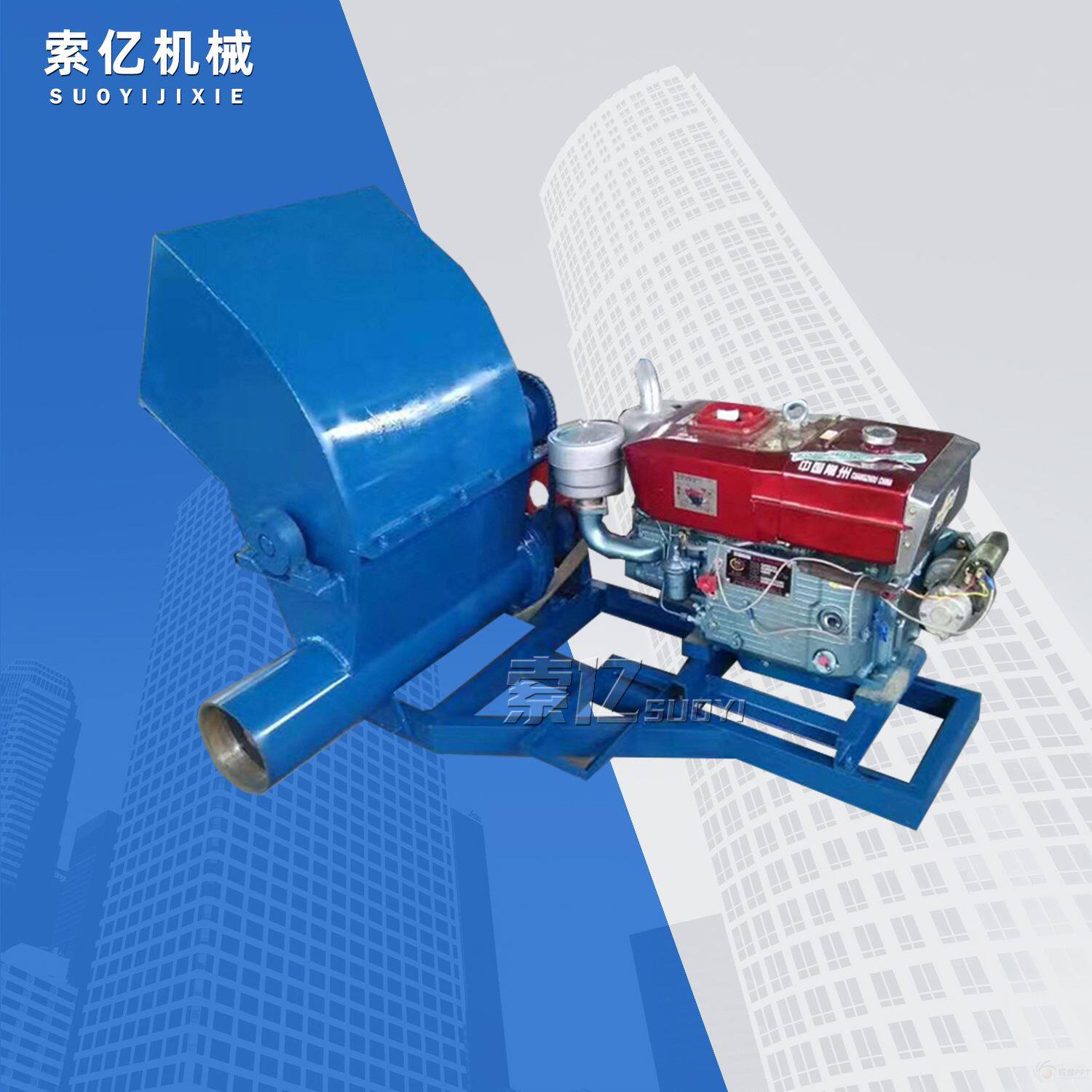 现货废旧泡沫化坨机 流动型泡沫粉碎化坨一体机 海绵发泡胶挤坨机