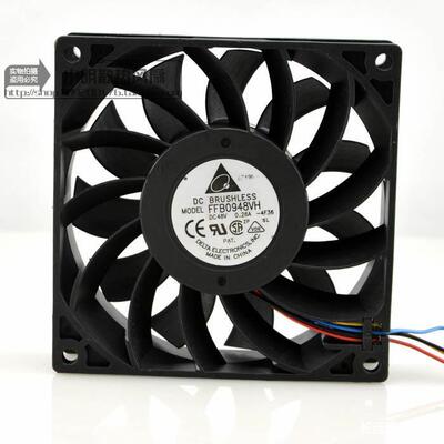 台达DELTA FFB0948VH 9025 48V 0.26A 9厘米四线散热风扇