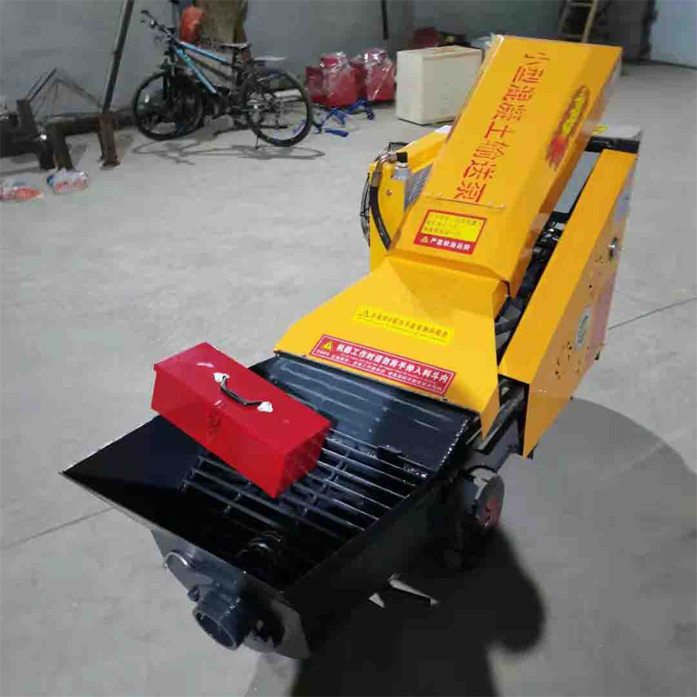 建筑工程混凝土输送机 斜式二次构造注浆泵 小型上料机浇筑泵厂家