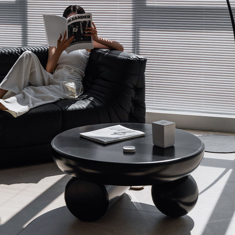 批发Nordic Sense现代简约家用客厅小户型桌子圆形轻奢茶几ins风