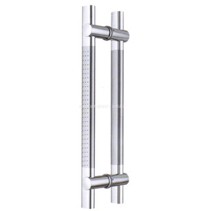 厂家直供各款规格玻璃门把手BT-G012不锈钢木门星点中砂工艺拉手