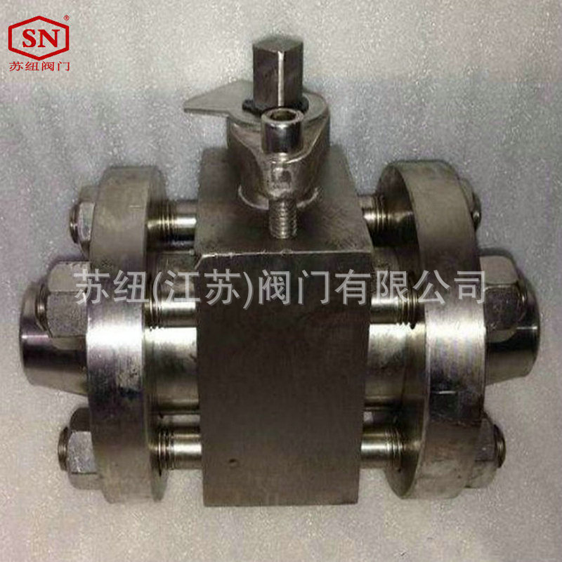 Q61N对焊高压锻钢球阀_高压锻钢固定式球阀_316L三段式焊接球阀