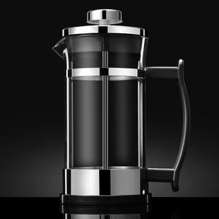 泡咖啡壶便捷家用泡茶壶冲茶器 厂家直销双层不锈钢304法压壶美式