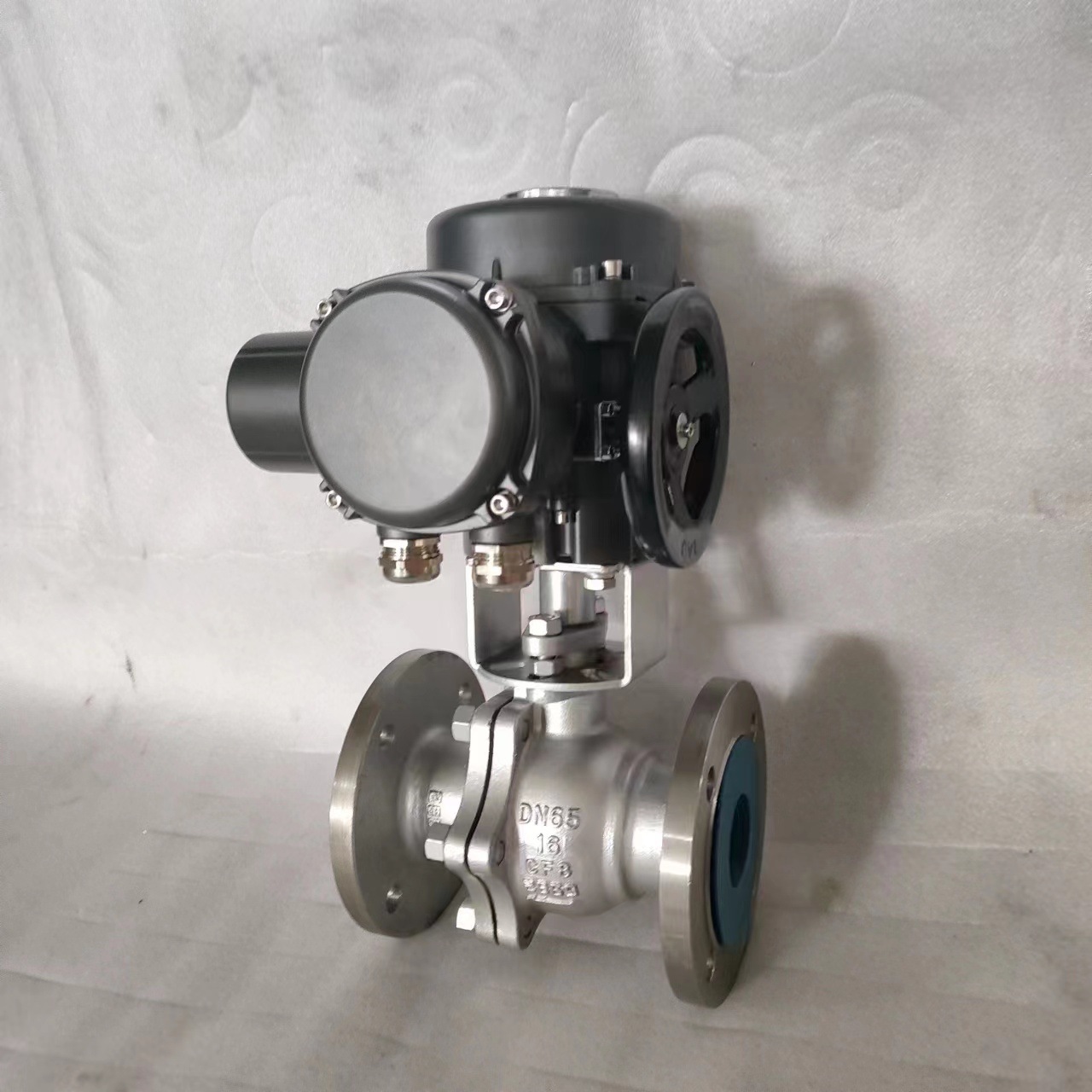 Q型电动法兰球阀Q941F-16P25C蒸汽耐高温球阀不锈钢水阀dn50 8065