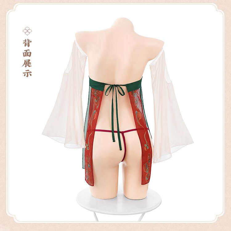 情感内衣套装纯欲寝服款女公主汉服古风性感古代睡裙贵妃古装睡衣