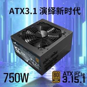 长城 X7/X8 额定750W电脑电源 850W金牌全模组ATX3.1电源