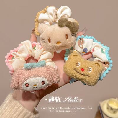 可爱小兔猫咪大肠发圈