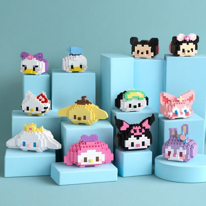 兼容某高微颗粒积木拼装玩具学生卡通公仔六一儿童节礼品快乐松松,玩具/童车/益智/积木/模型,普通塑料积木,淘宝优惠券,粉丝福利购,淘宝优惠卷