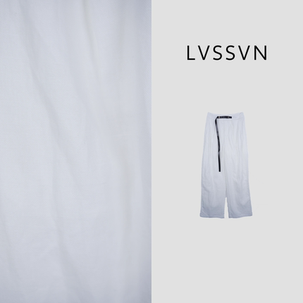 【阳子yz&LVSSVN/露裳】轻奢时尚女士苎麻休闲裤 K-31382