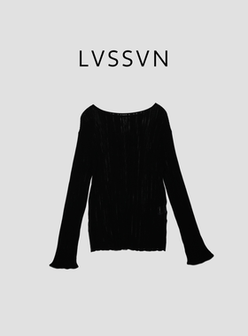 【阳子yz&LVSSVN/露裳】时尚百搭气质女士天丝针织衫 Z-31561