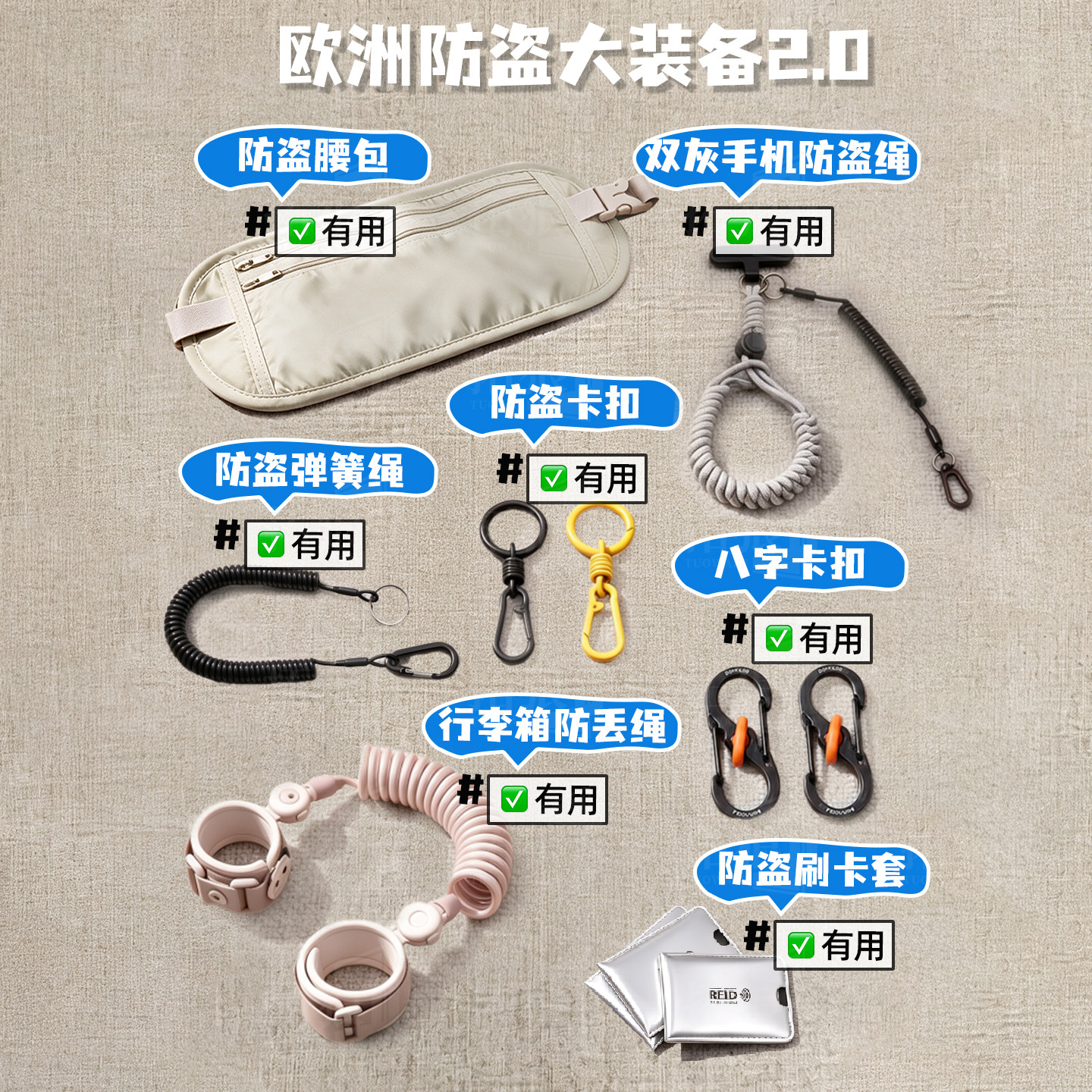 【小红薯爆文推荐】欧洲防盗套装图片