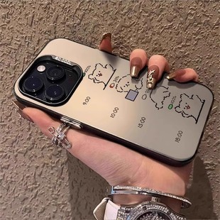 60新款 x40i情侣pro高级感x30卡通可爱畅玩50plus男女保护套 充电线条小狗适用荣耀100pro手机壳honor90