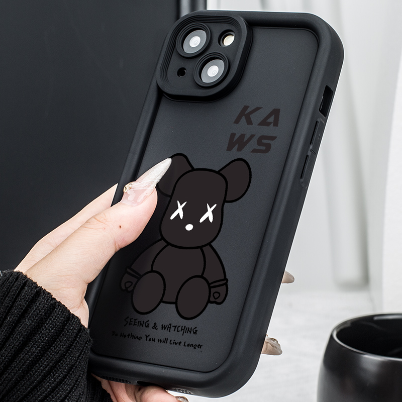 暴力熊opporeno11pro手机壳磨砂reno10/9/8/7se/6/5/4新款a58x硅胶高级a1/a2时尚潮k11情侣a93男女r17保护套