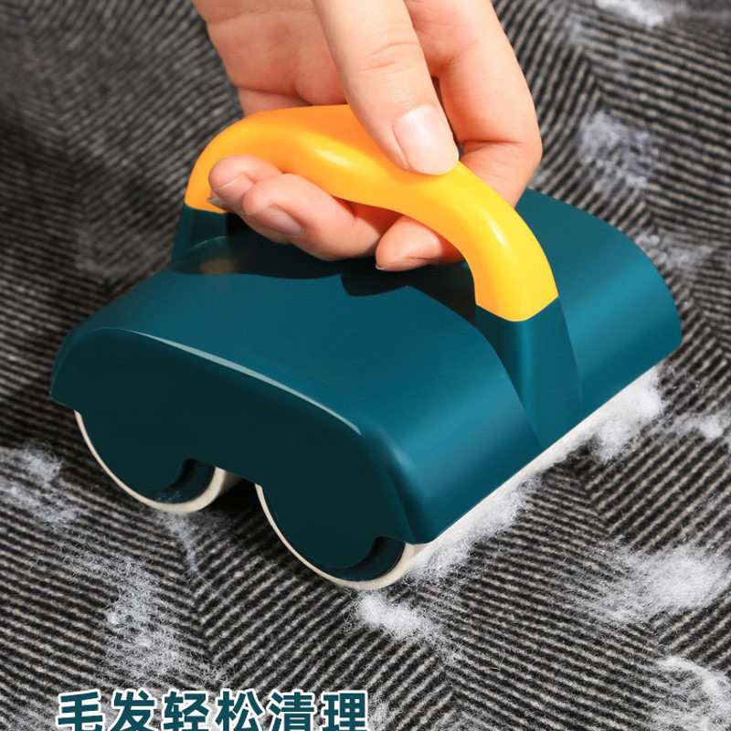 粘毛器滚筒可撕式纸家用滚刷粘毛滚粘尘衣服双滚筒床上粘毛神器