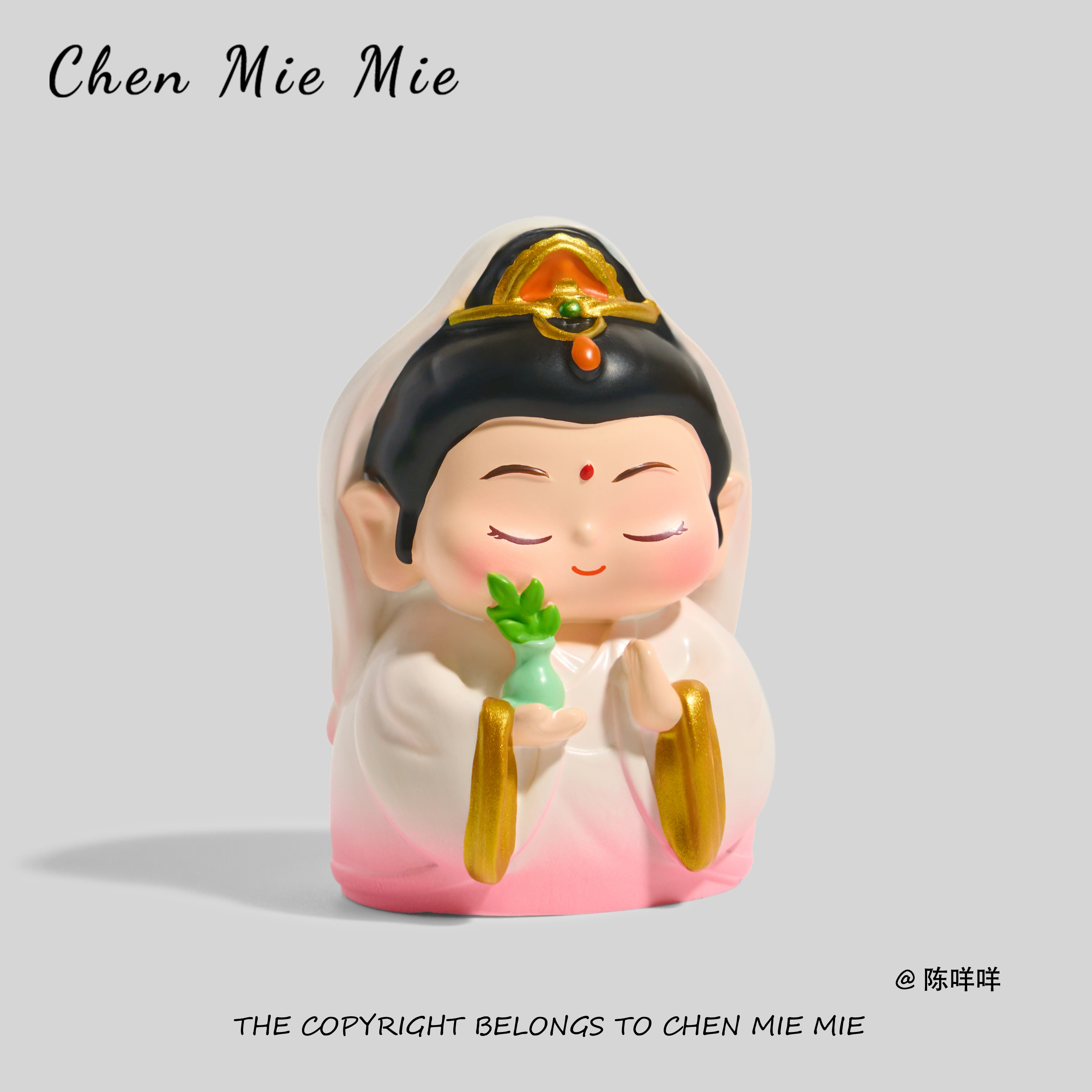 【事事如意】正版玄学佛主纳福小神仙工位解压桌面摆件礼物车载