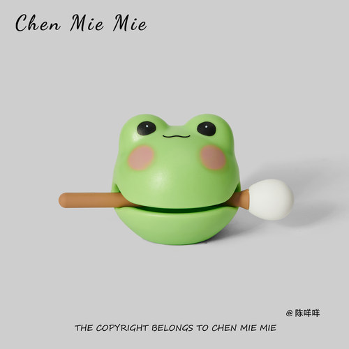 木鱼一敲，烦恼全消，解压摆件