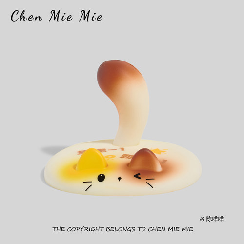 「拒绝焦虑」正版好运桌面暹罗小摆件工位情绪稳定神器手机支架