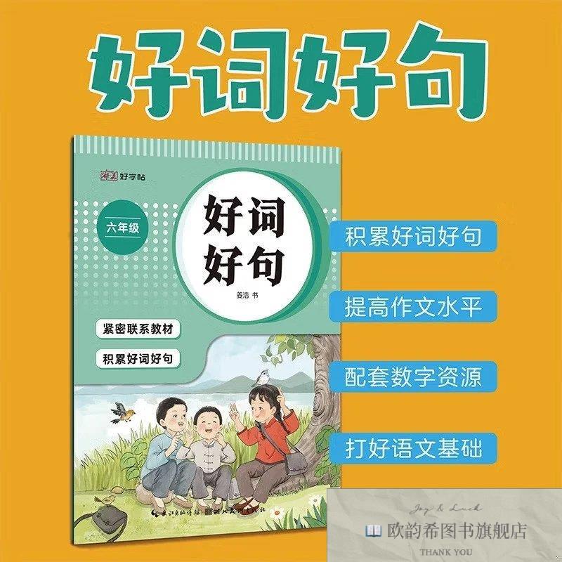 全新正版湖美 好词好句 小学6年级姜浩湖北美术出版社