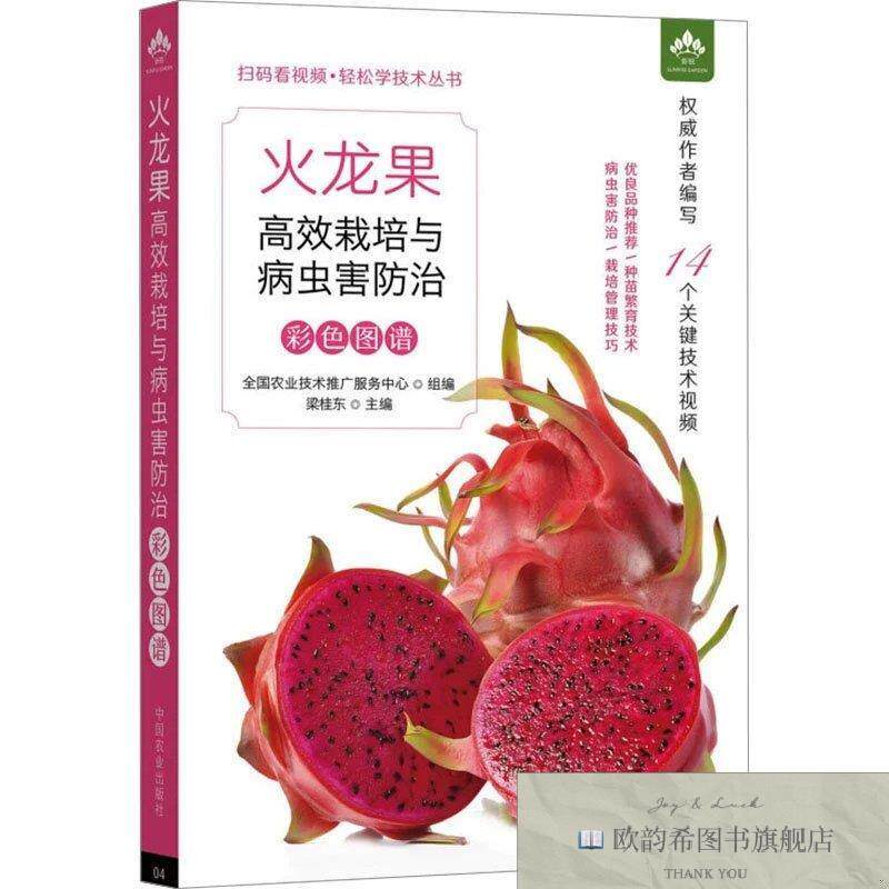 全新正版火龙果高效栽培与病虫害防治彩色图谱梁桂东中国农业出版