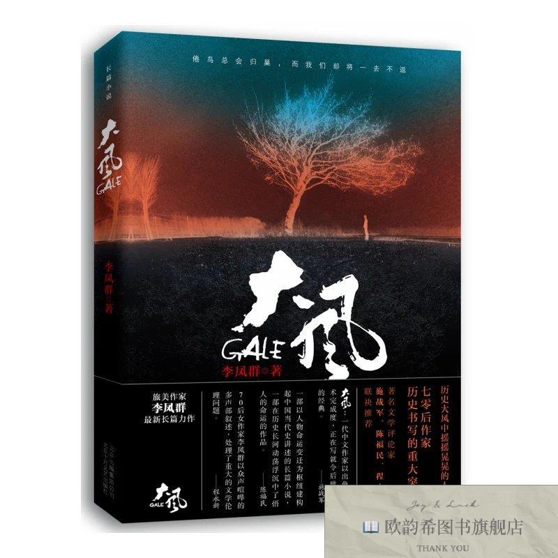 全新正版大风李凤群著北京十月文艺出版社