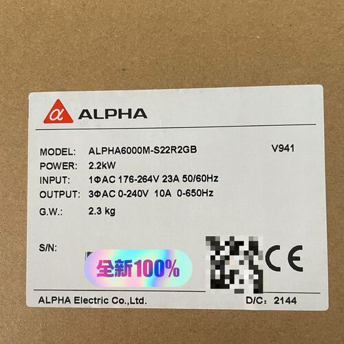 变频器ALPHA6000M-S22R2GBALPHA6000M-S18R5GBALPHA6000M-S30R0GB