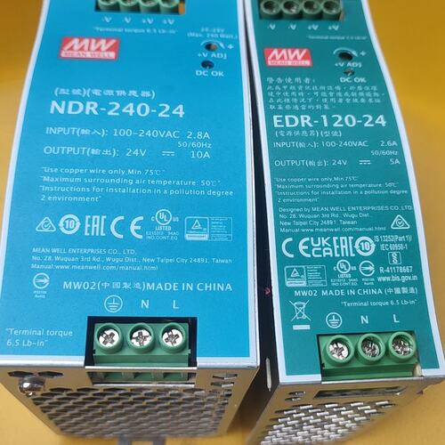 议价导轨式开关电源EDR-120-24NDR-240-24EDR12024NDR24024