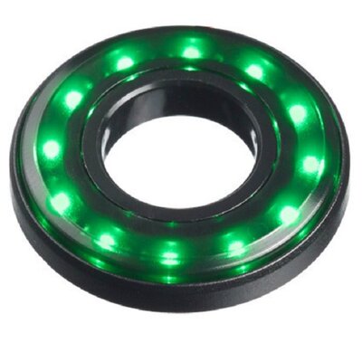 三色RGB急停按钮开关圆环型LED指示灯QH22027RGBC