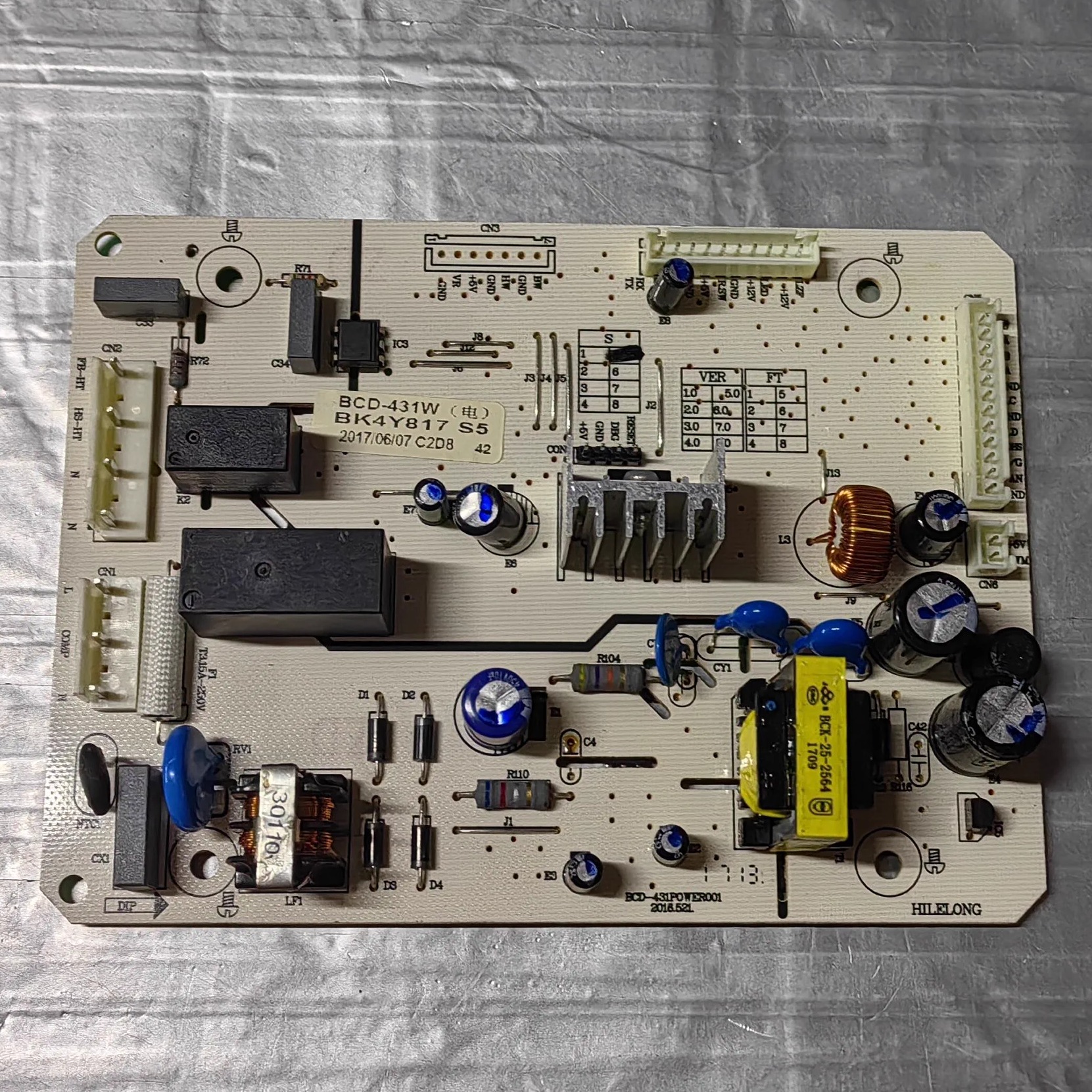 康佳冰箱BCD-431W控制板BK4Y817