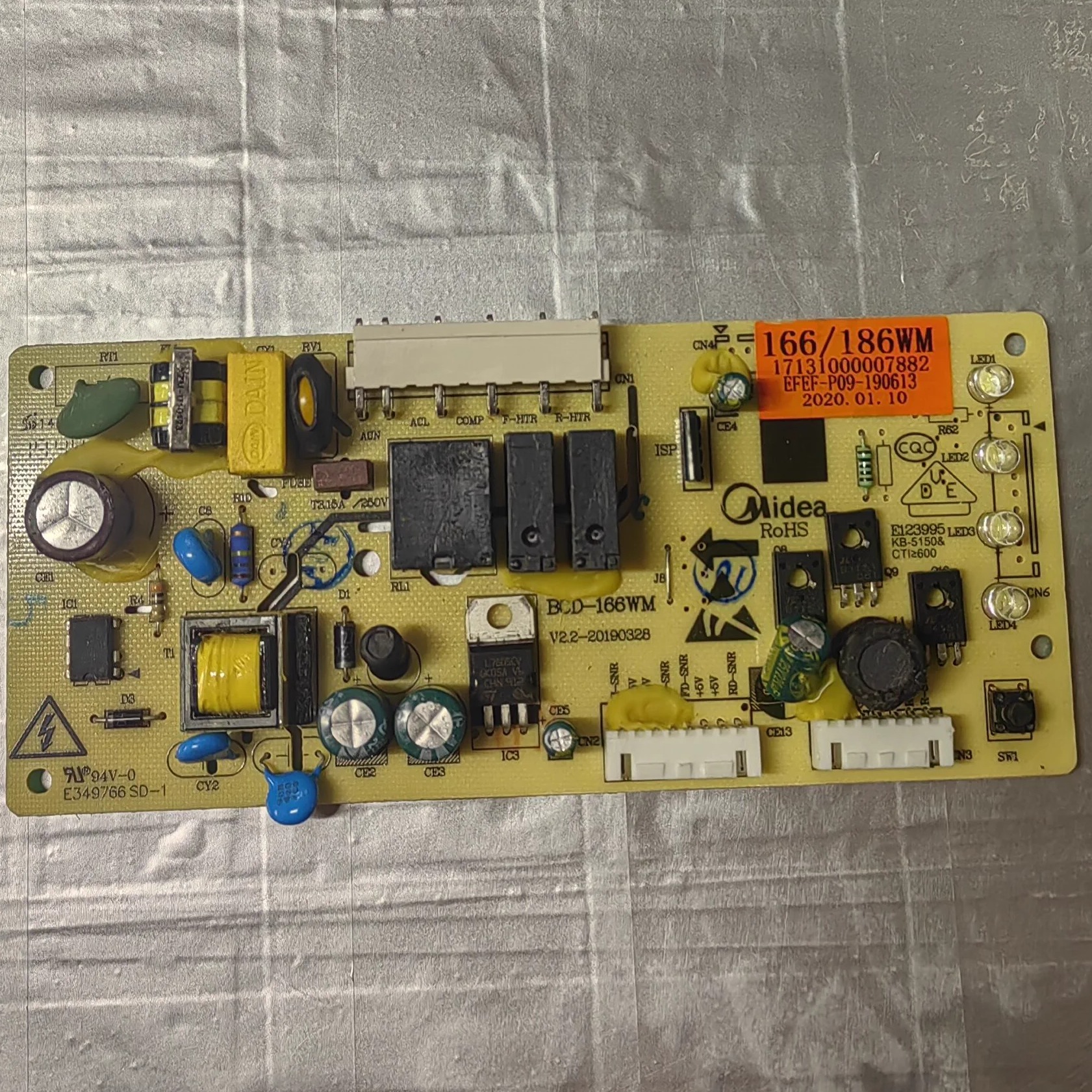 美的冰箱电脑主板1713100007882