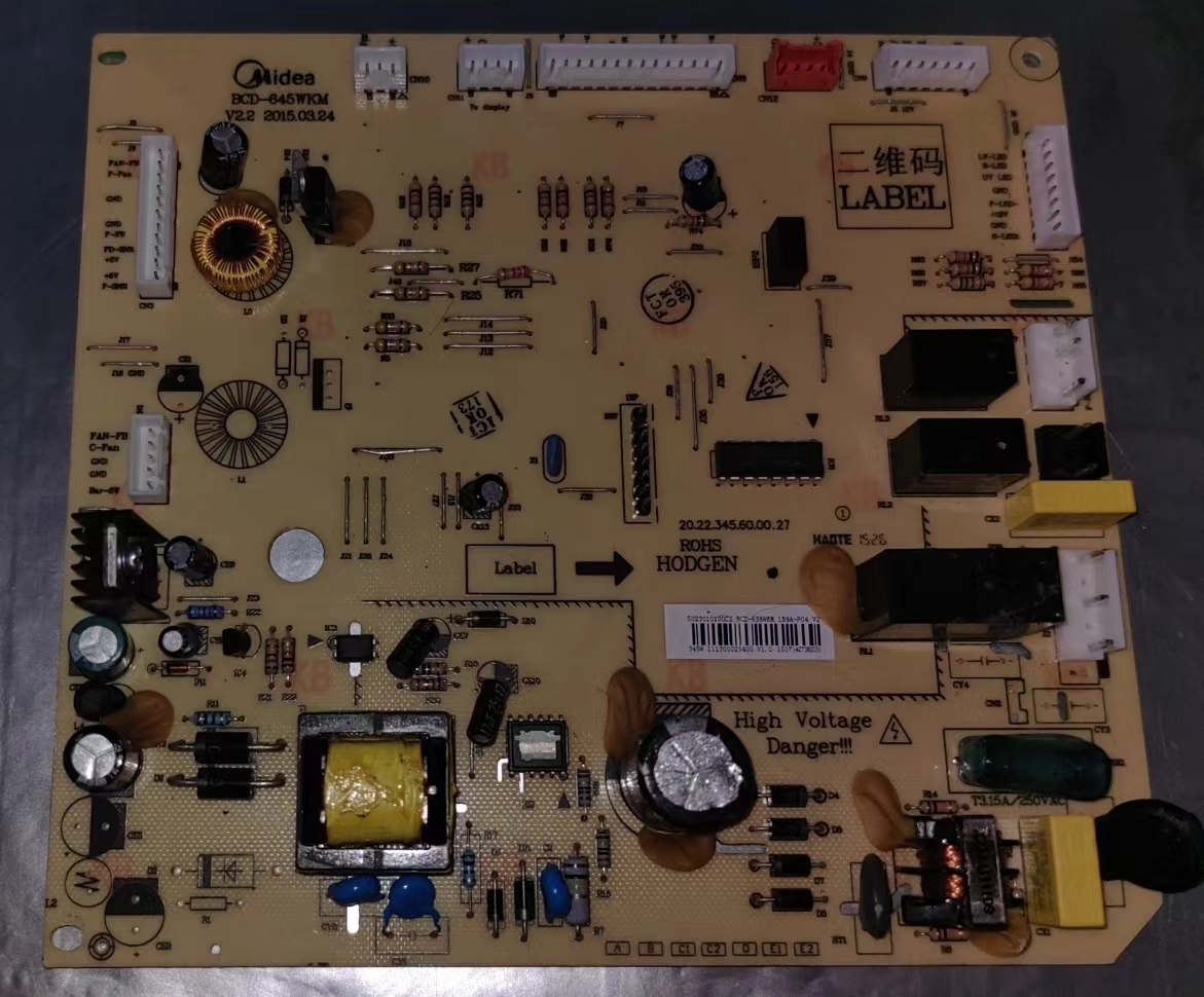 适用美的冰箱BCD-532WKM电脑板主板控制板电源板5023010100C2
