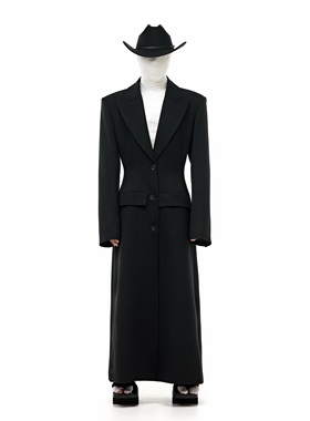 SCD crowd 2025春 公爵系列 定制 超长款 超修身！ 垫肩羊毛大衣