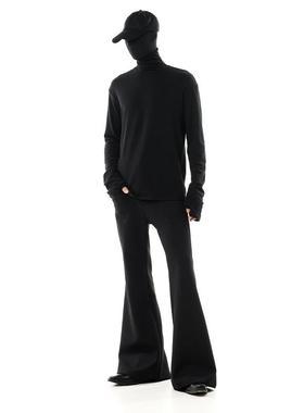 SCD crowd 2024冬 羊绒羊毛保暖高品质弹性高领打底衫暗黑通勤T恤