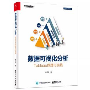 正版数据可视化分析 Tableau原理与实践 喜乐君 电子工业出版社 Tableau快速学习路线图 教程教材书籍