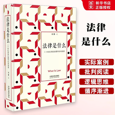 正版法律是什么 二十世纪英美法理学批判阅读 刘星法律三部曲 中国法制出版社 法律学子入门书 法理学经典著作 法学入门读物