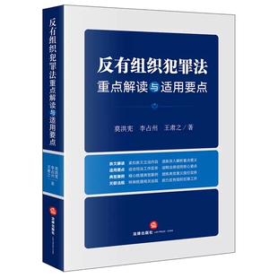 正版反有组织犯罪法重点解读与适用要点 莫洪宪 法律出版社 有关反有组织犯罪工作法律法规 条文解读 典型案例 司法实务工具书