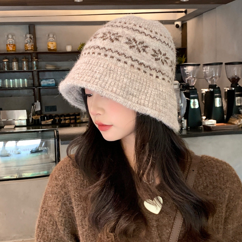 秋冬季时尚百搭帽子女宽檐大头围
