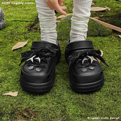 奇安达2025新款EVA增高洞洞鞋