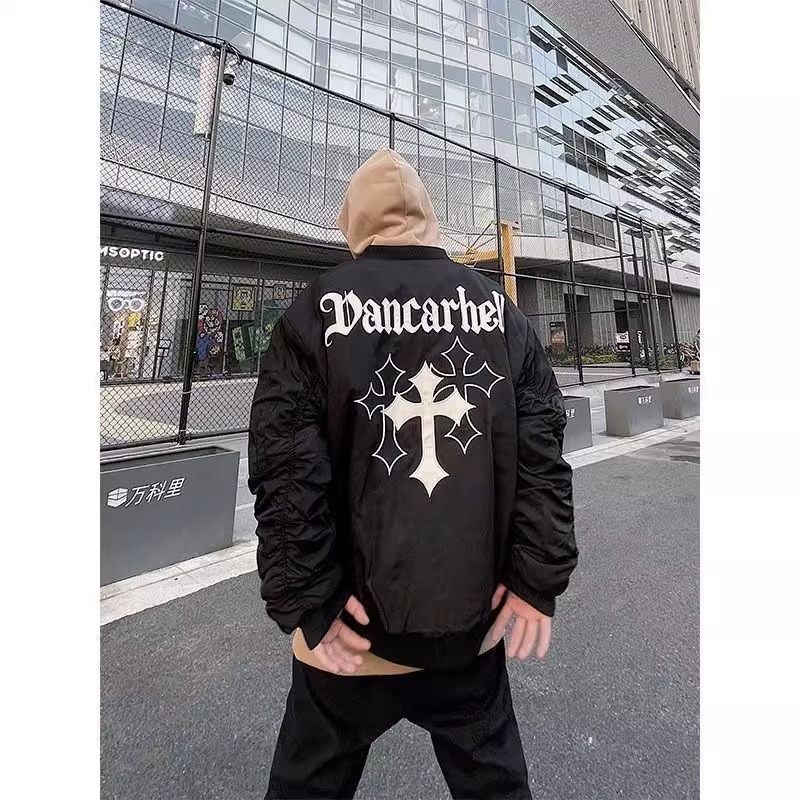 特大码300斤美式飞行员夹克男