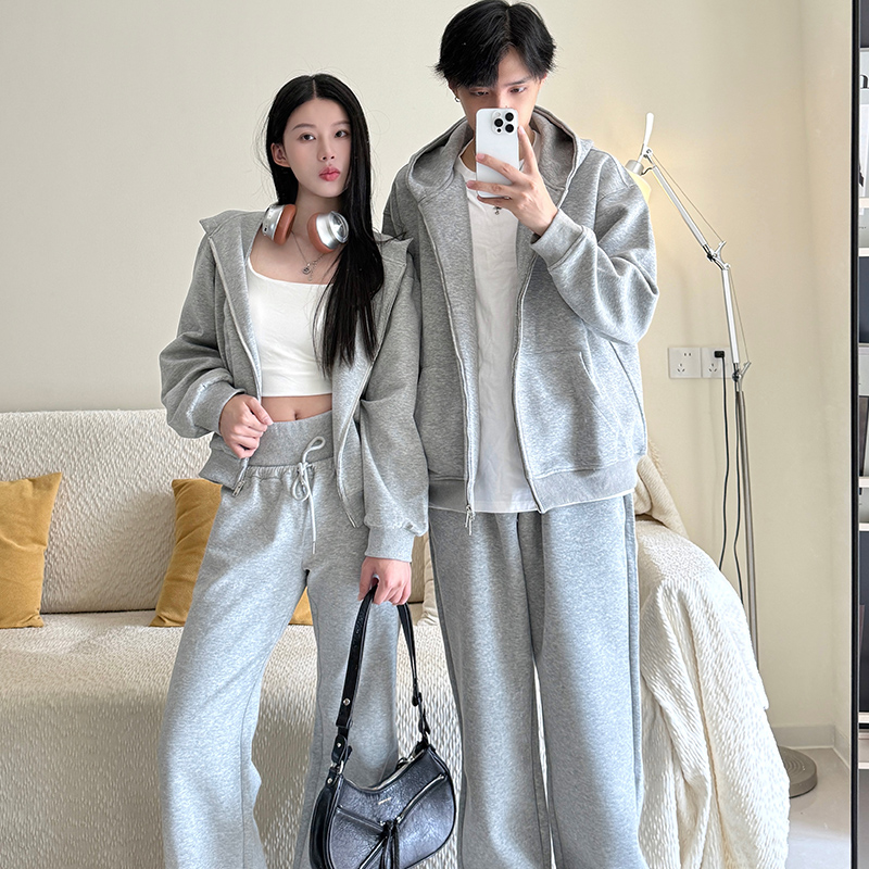 大码300斤情侣卫衣套装