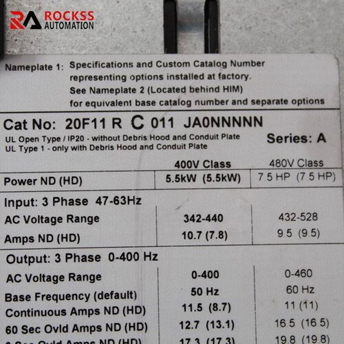 议价议价Allen Bradley 20F11RC011JA0NNNNN Drive