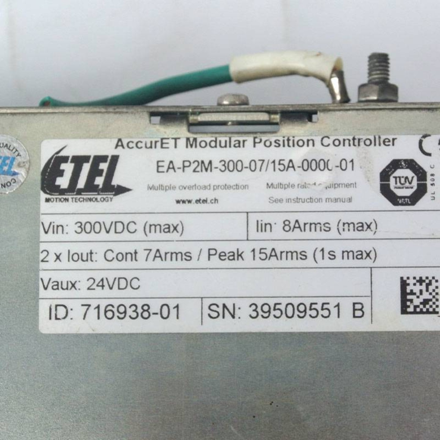 议价议价ETEL EA-P2M-300-0715A-0000-01 Position Controller
